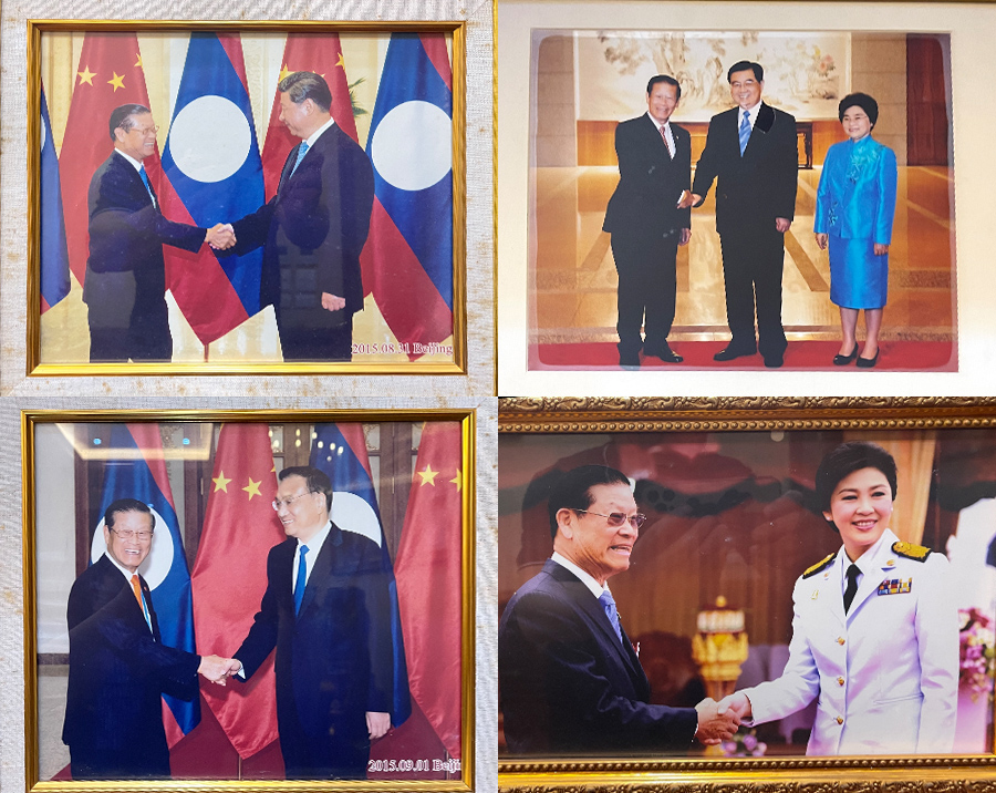 凌緒光（全名宋沙瓦．凌沙瓦Somsavat Lengsavad）先生與各國(guó)領(lǐng)導(dǎo)人合影