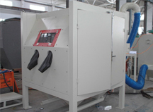 上海良時為某鑄件鑄造公司設(shè)計制造鑄件模具噴丸機/噴砂機