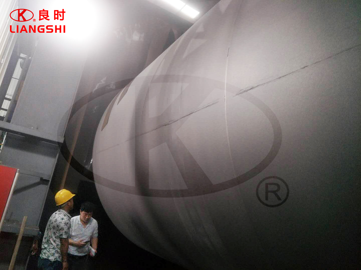 良時智能為某風(fēng)力發(fā)電成套設(shè)備公司設(shè)計制造塔筒表面成套處理設(shè)備