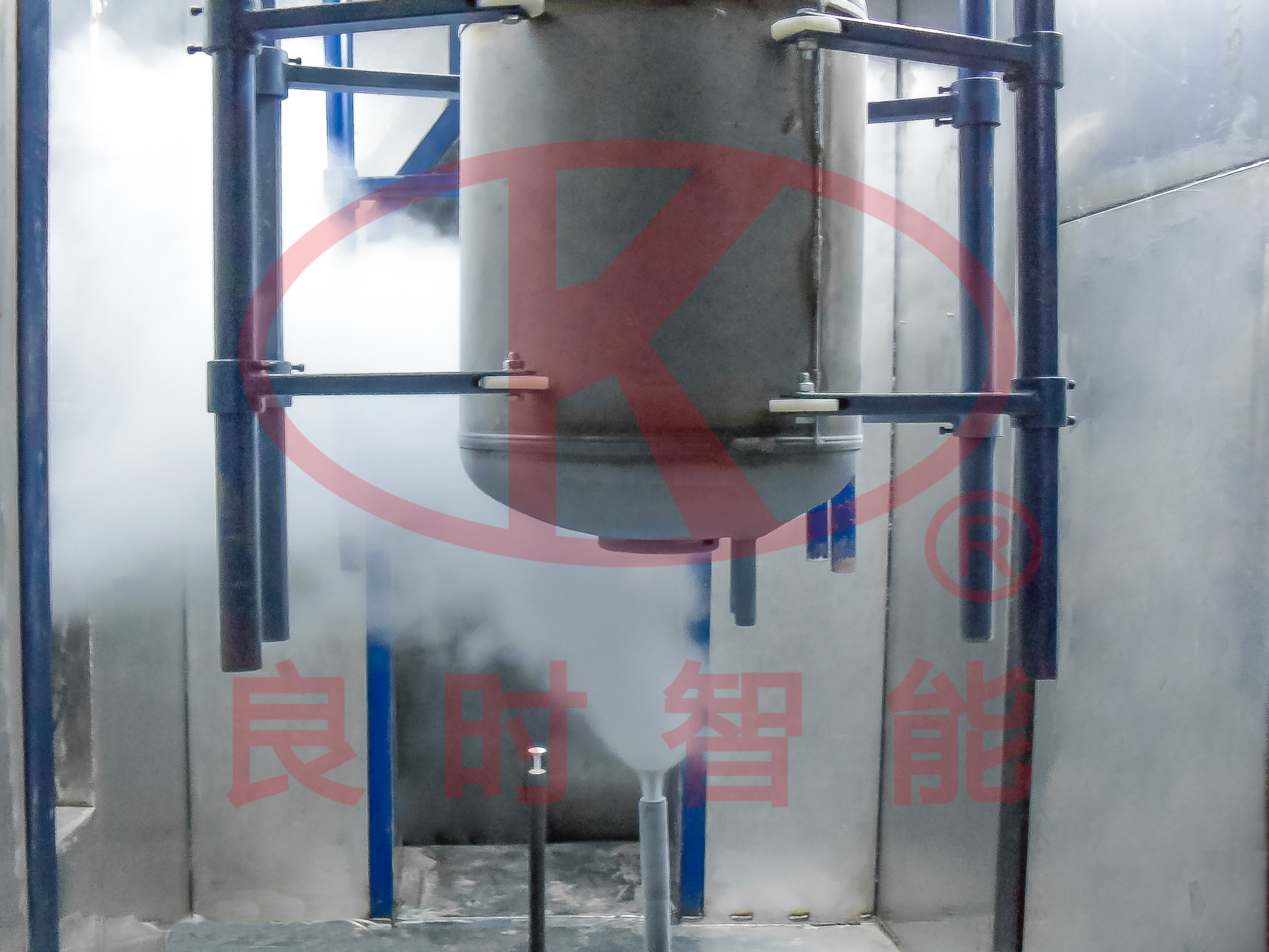 良時(shí)智能為國(guó)外某公司提供熱水器內(nèi)膽噴砂清理和濕式搪瓷及烘干成型生產(chǎn)線