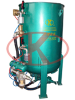 雙倉(cāng)雙槍連續(xù)電遙控噴砂機(jī)